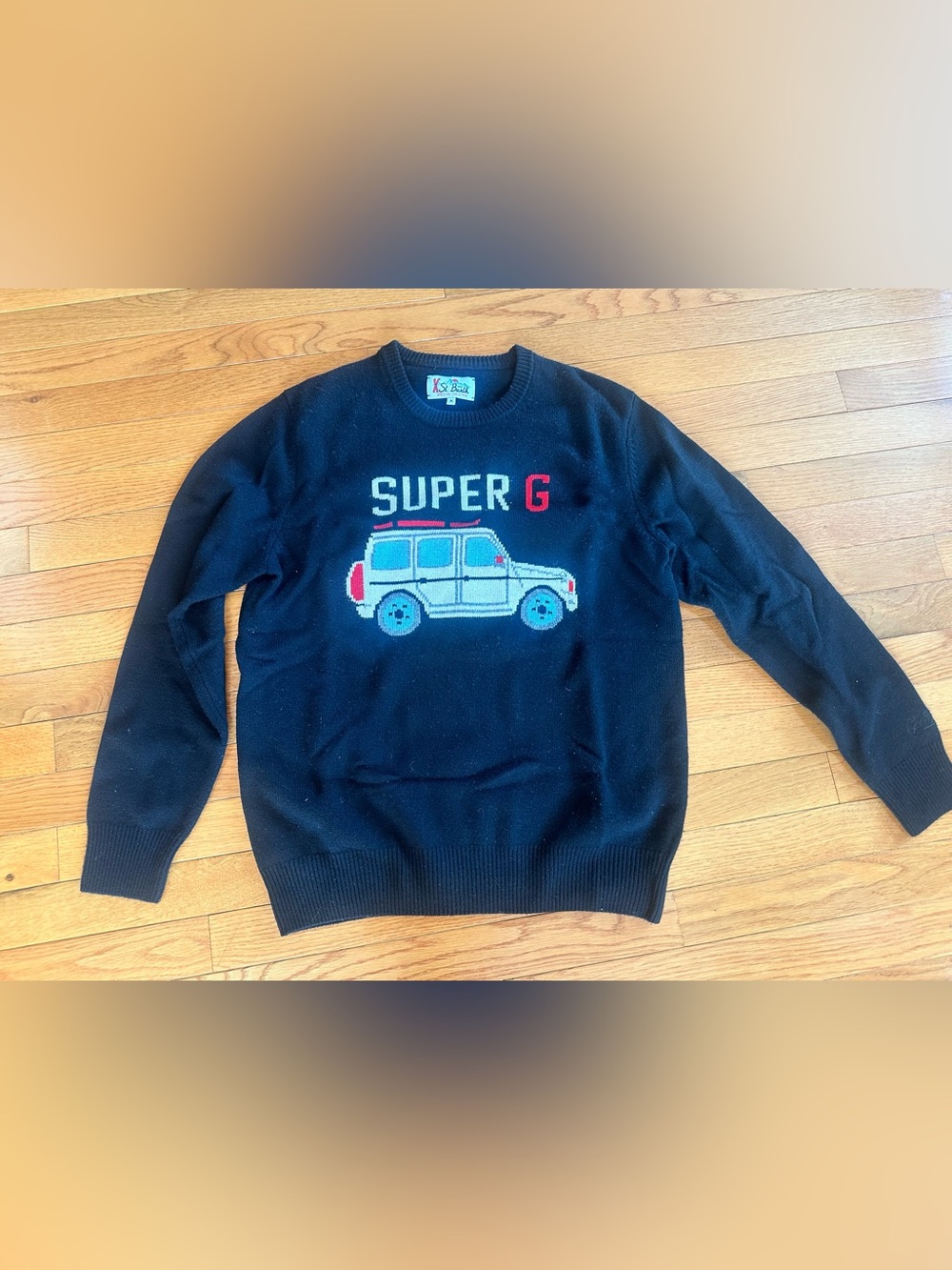 MC2 st Barth ski Super G Crewneck Sweater with Car Motif